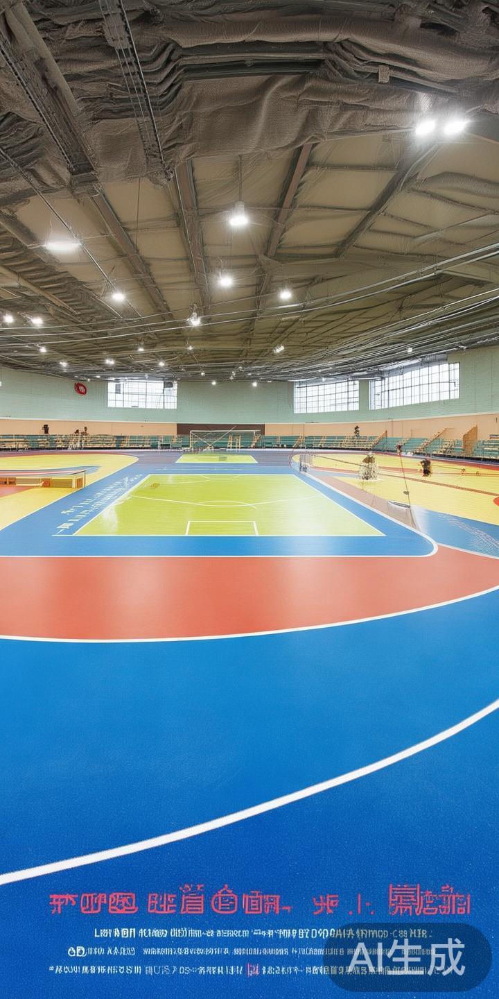 先进的运动场地
白鹿奥体乐动体育场馆内部设有多个