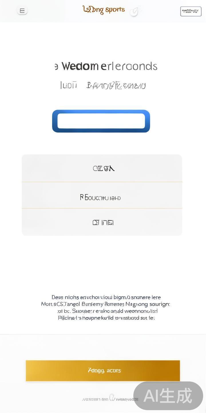 乐动体育登录页面详解与使用指南:完整操作流程与常见问题解答 一个设计合理、操作简便的登录页面,是用户体验的第一